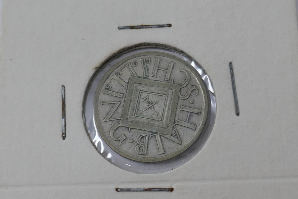 Austria 1925 Austrian Shield 1/2 Schilling Silver Coin