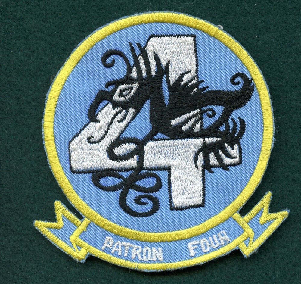 US Navy Theatre Made VP-4 Squadron Patch