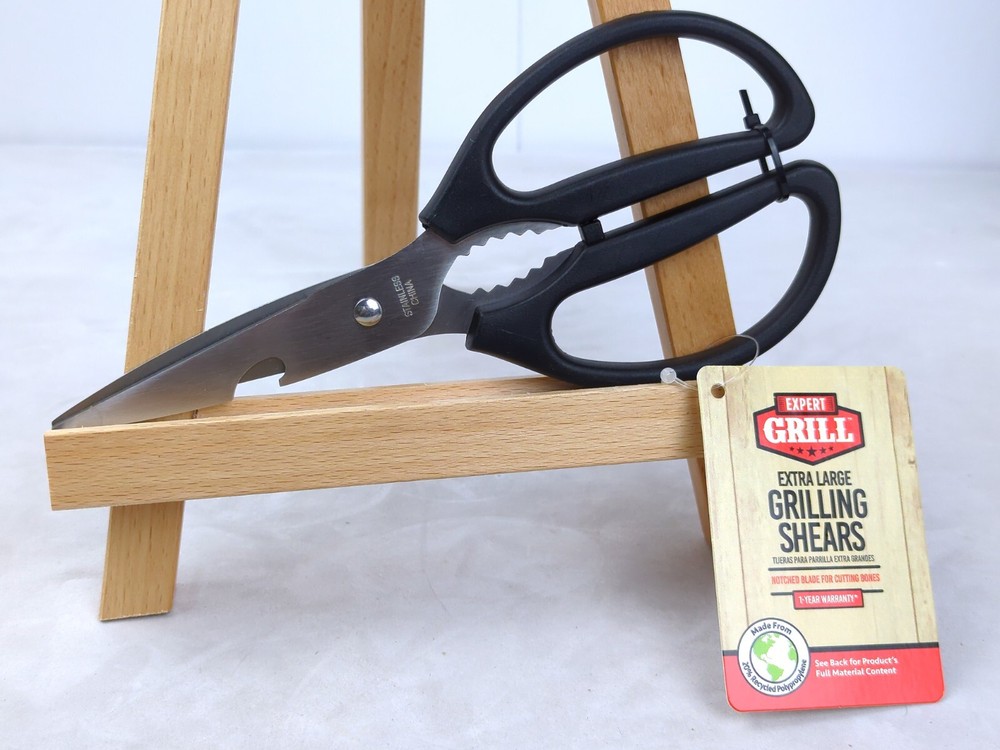 Multi-Function GRILLING SCISSORS/SHEARS, Heavy Duty, JUMBO Size/Large Hands, NEW