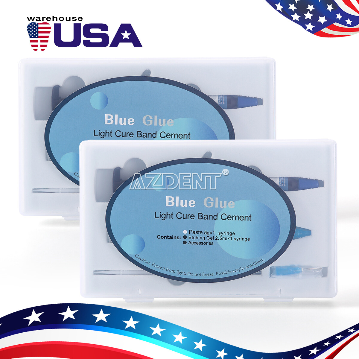 Kit de resina adhesiva fotocurable para ortodoncia, pasta de curado para el pega