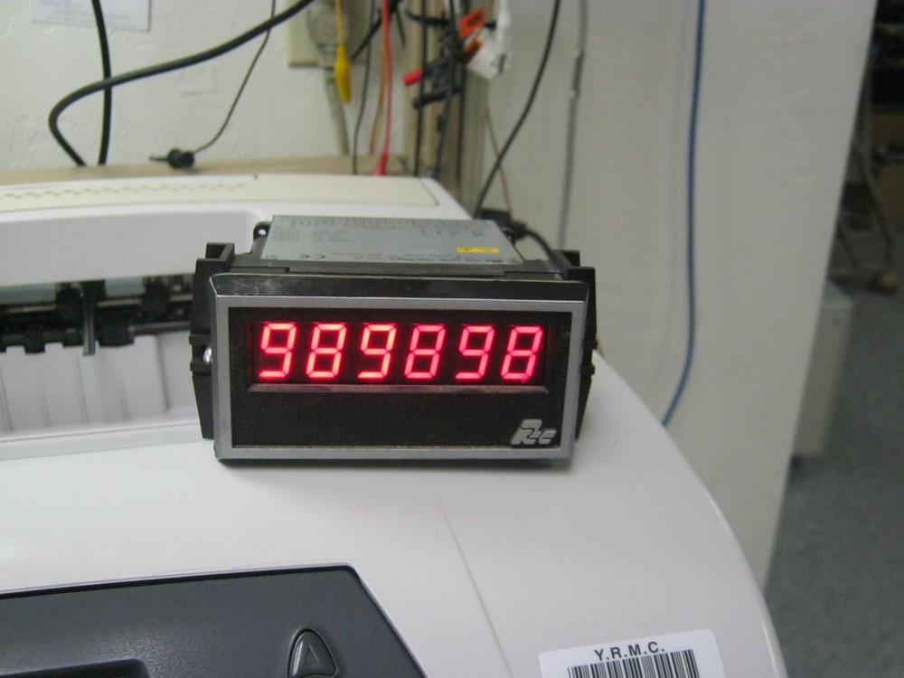 Red Lion Controls Model: APLR Apollo 6-Digit Rate Indicator. Time Based