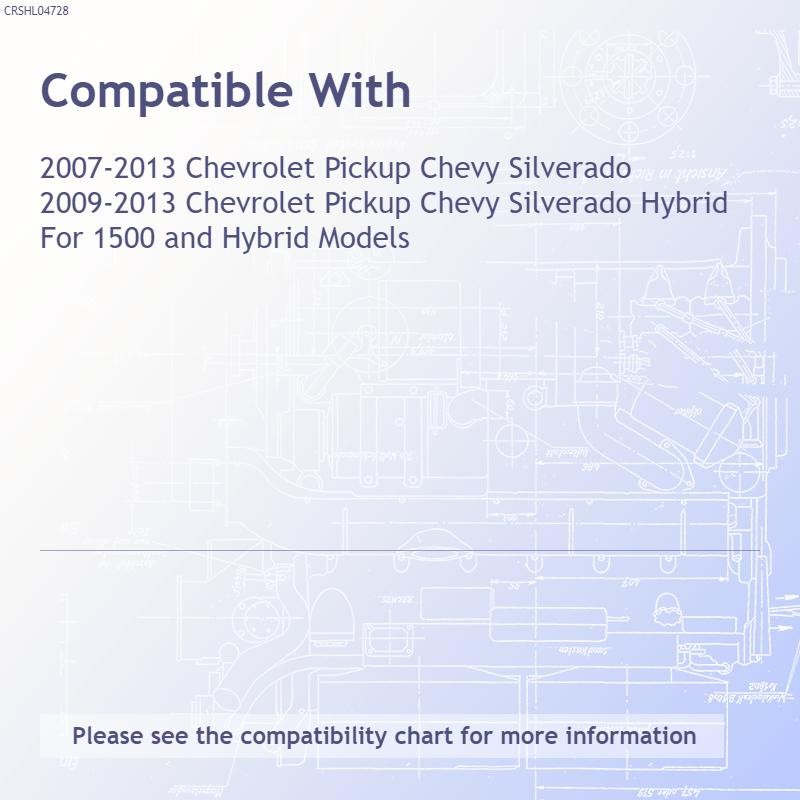 Replacement Steel Driver Side Fog Light Bracket (See compatibility Chart)