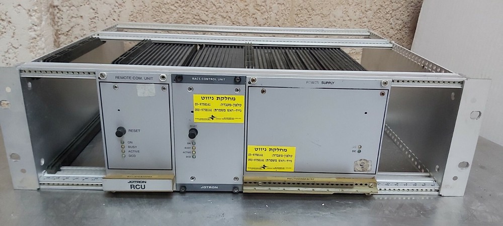 Jotron RACS Control Unit + Remote Com. Unit + Power Supply Make Offers!