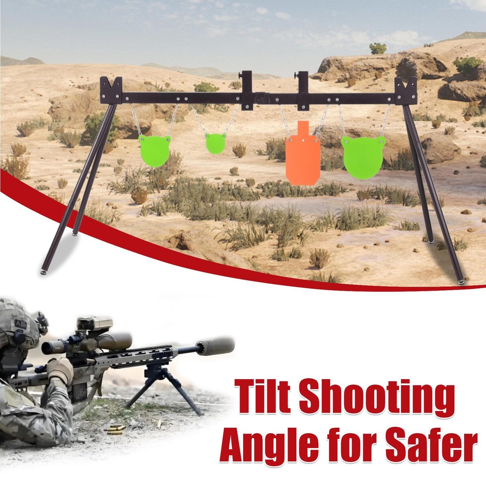 AR500 Steel Shooting Targets Stand System Adjustable