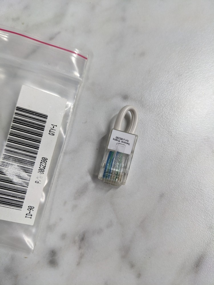 ETHERNET SERVER TRANSCEIVER WRAP PLUG RJ45 NOS 00G2380