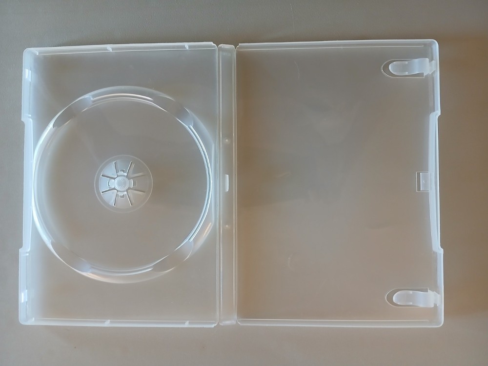 REPLACEMENT DVD CASE CLEAR HOLDS SINGLE DVD