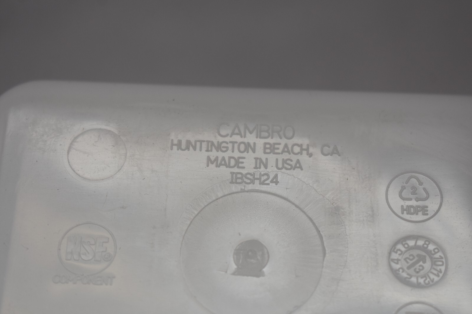 Cambro Ingredient Bin Scoop Holder Genuine Replacement NO SCOOP IBSH24