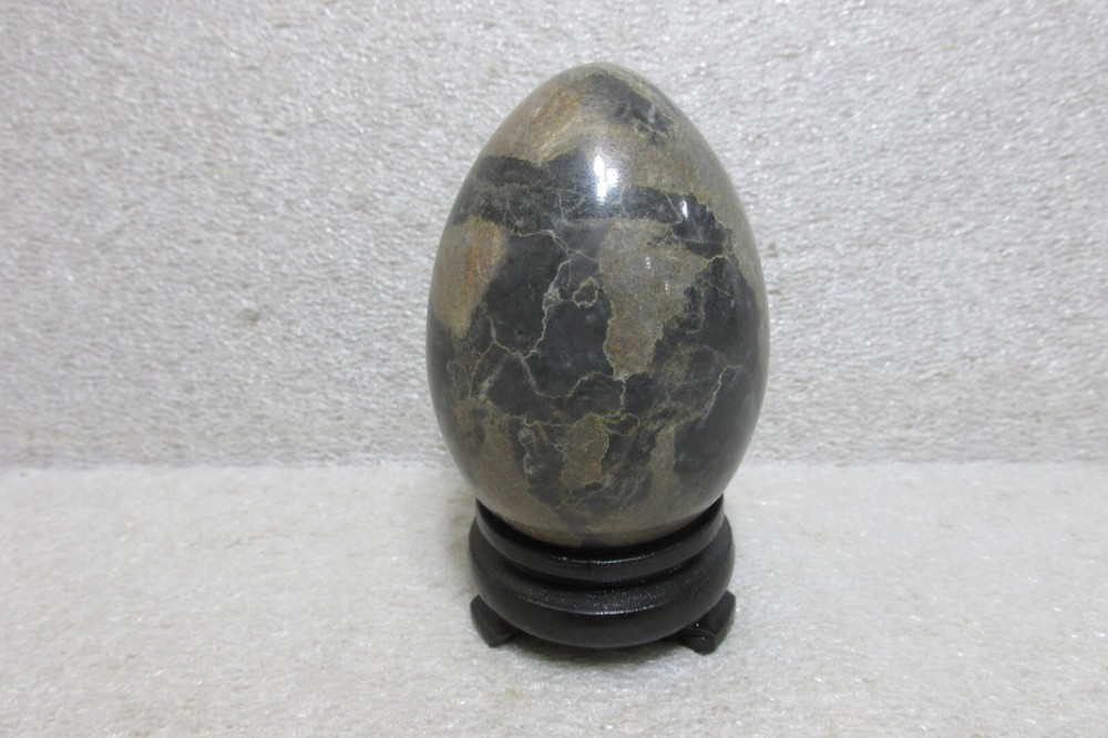 ALABASTER COLLECTOR'S EGG w/ STAND #2