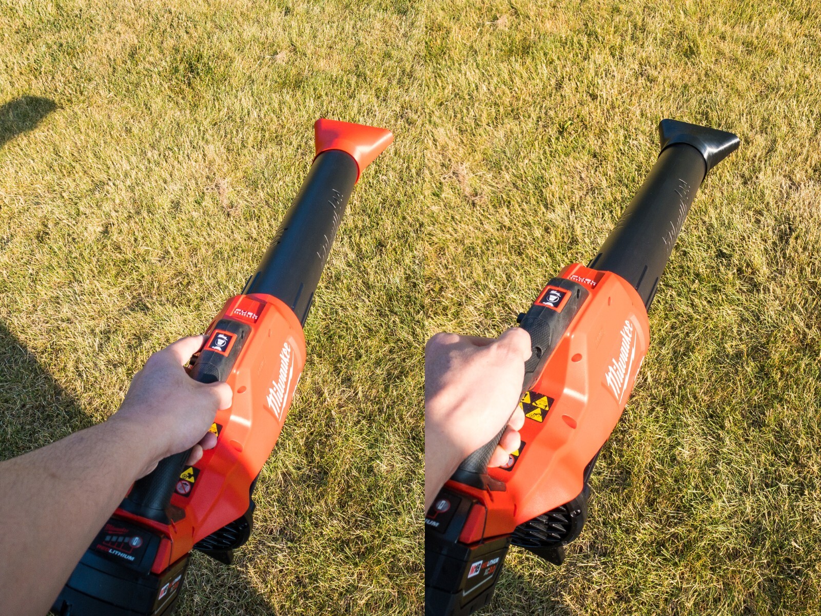 Milwaukee M18 Fuel Leaf Blower Flat Nozzle Attachment Tip, 2724-20 Tool