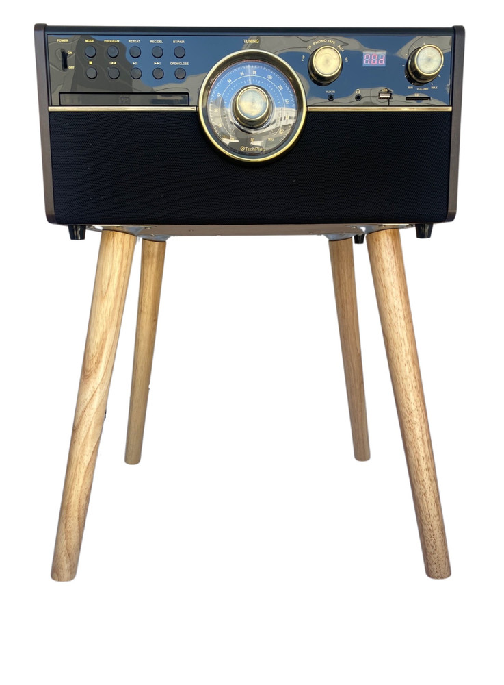 TechPlay Cyclops High Power System, Turntable, Cassette/CD W/Dual Bluetooth