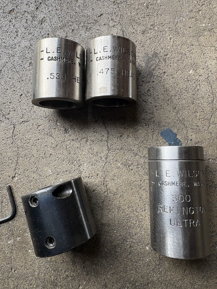 LE Wilson Reloading Case Trimmer With Extras