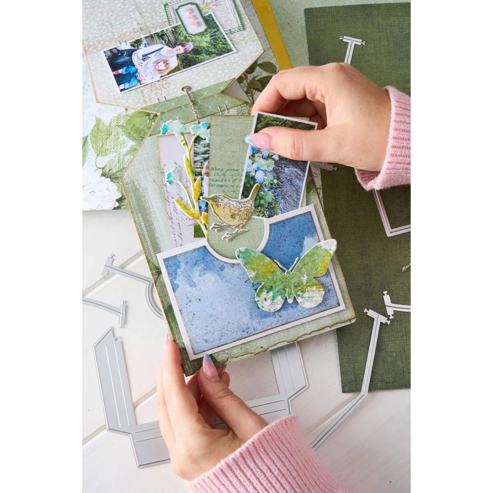 Sizzix Thinlits Snap & Swap Set - Pockets, 666877 by 49 & Market