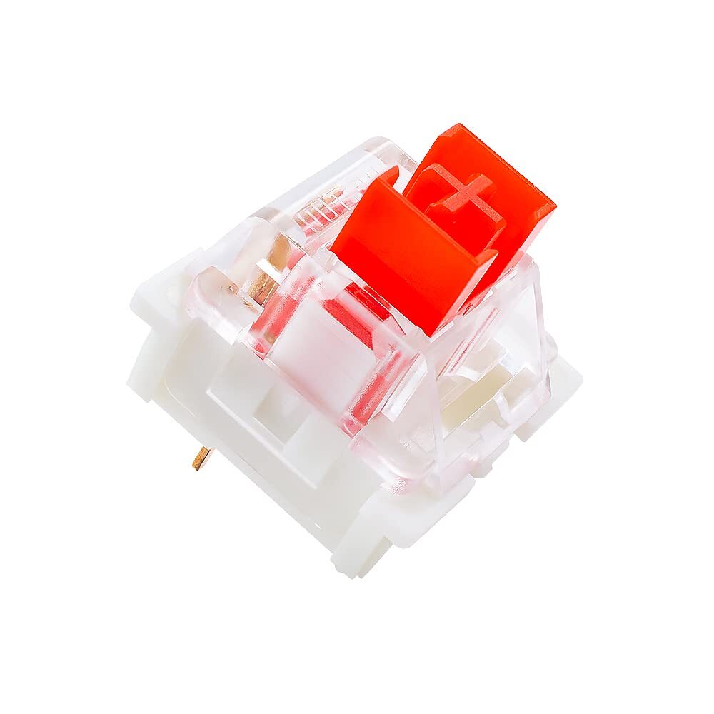 OUTEMU Red Switch 3-Pin Key Switch Replacemen - Cherry MX Equivalent DIY Repl...