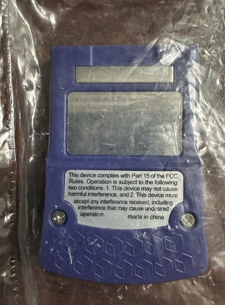 Intec Inc 4 MB Gamecube Blue Memory Card Sealed
