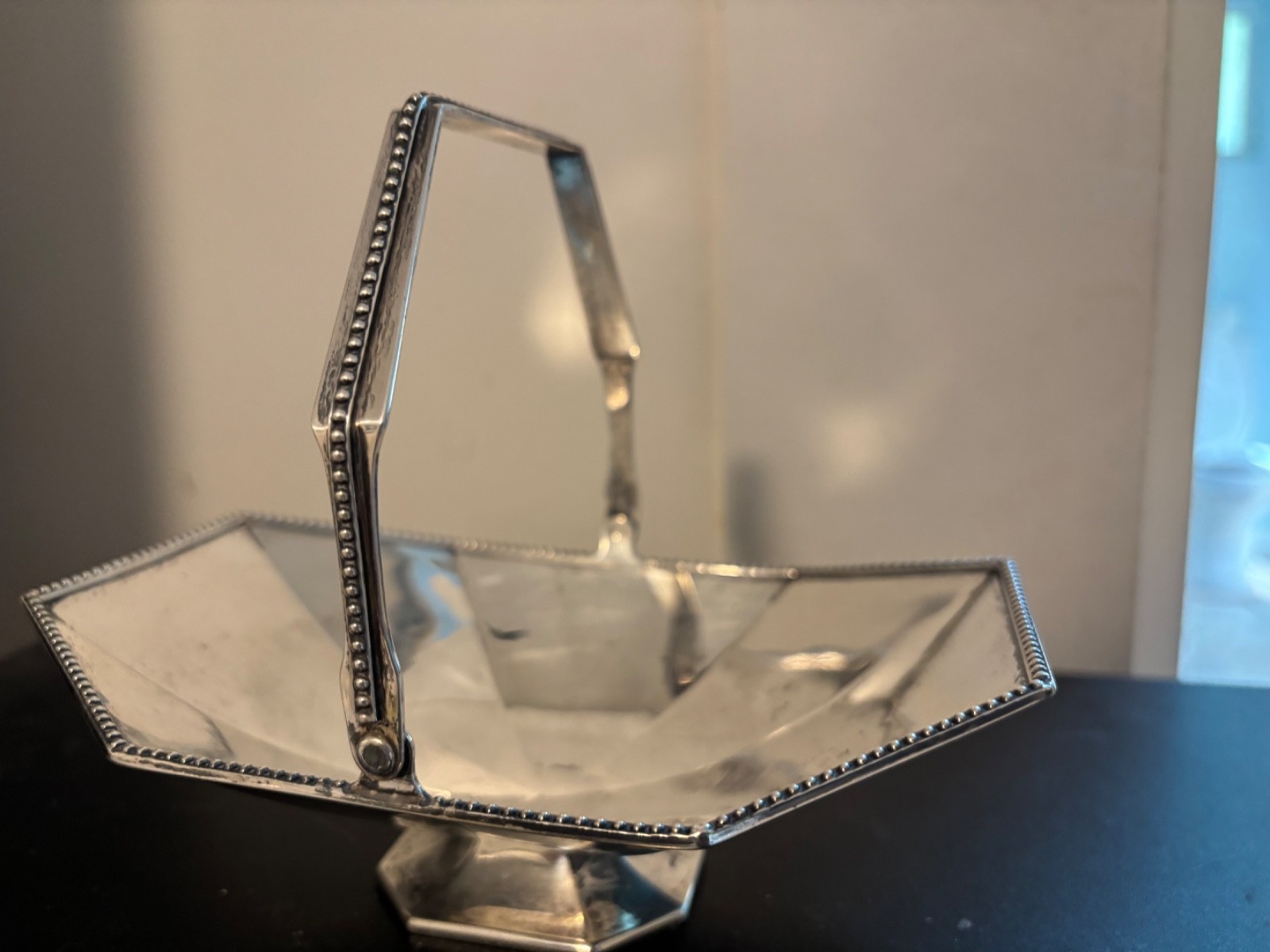 Tiffany Unique Sterling Silver Basket Very Choice Condition 6 1/2 STD Oz