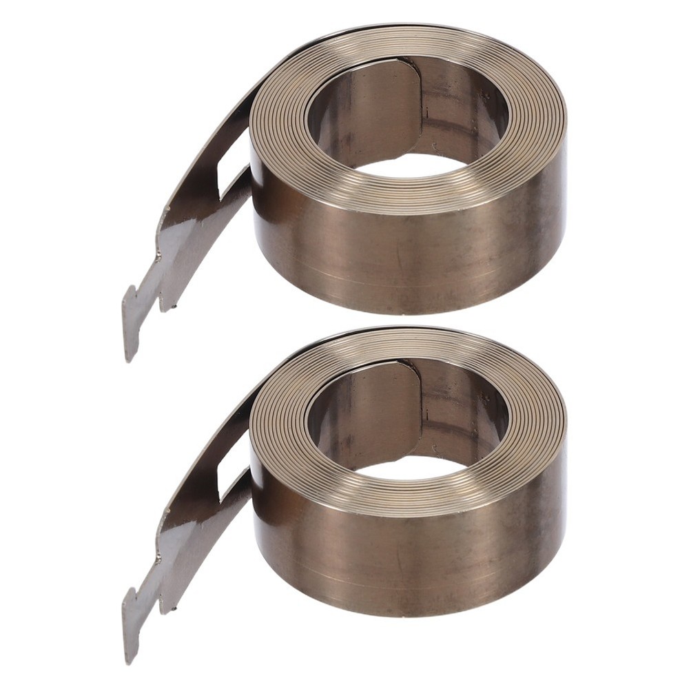 2pcs Window Coil Spring Flat Tension Spring Hardware 47x0.5" for Folding Window
