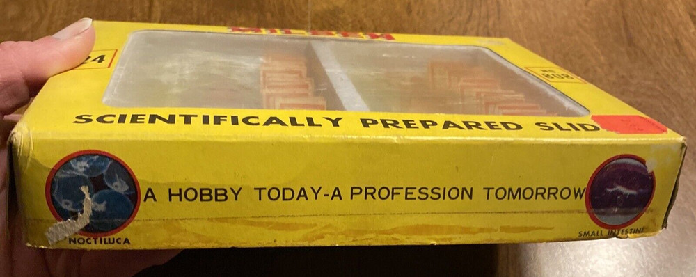 Milben Microscope 22/24 Prepared Slides Bacteria & Blood ***Missing 2 Slides***