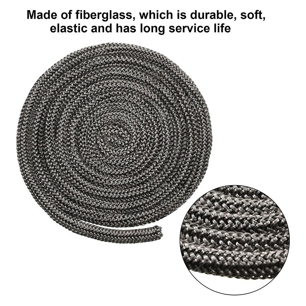 3/4" x 84" Wood Stove Door Gasket Rope Replacement for Stove or Fireplace Doors
