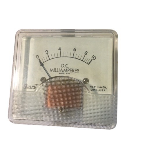 Shurite 850 Panel Meter 0-10 Milliampre. D.C.