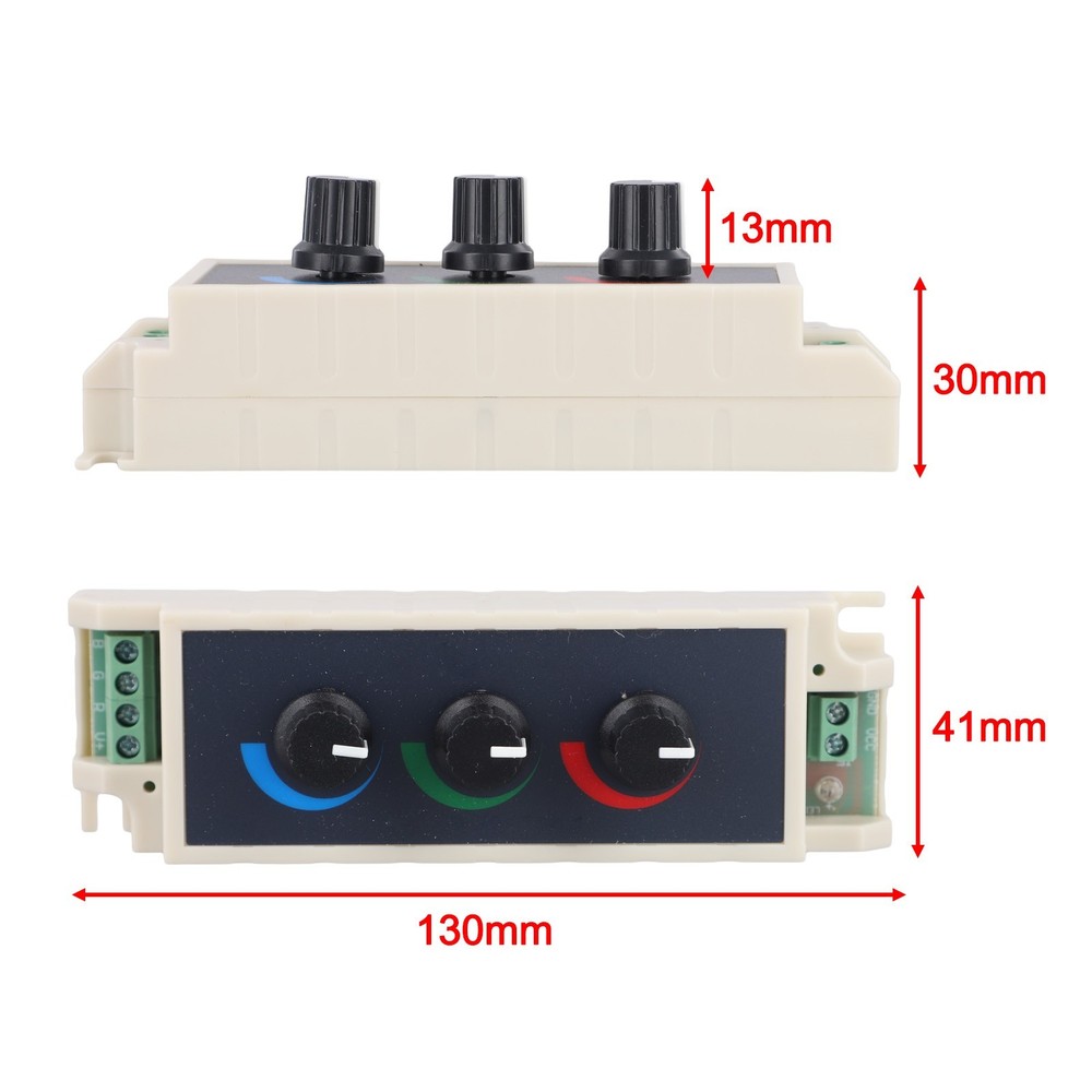 For RGB LED Dimmer Controller Manual Adjustment Knob Easy Installation