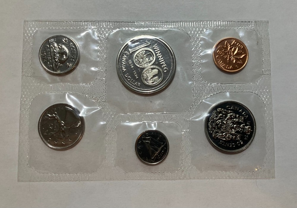 1974 Canada RCM Prooflike Uncirculated set