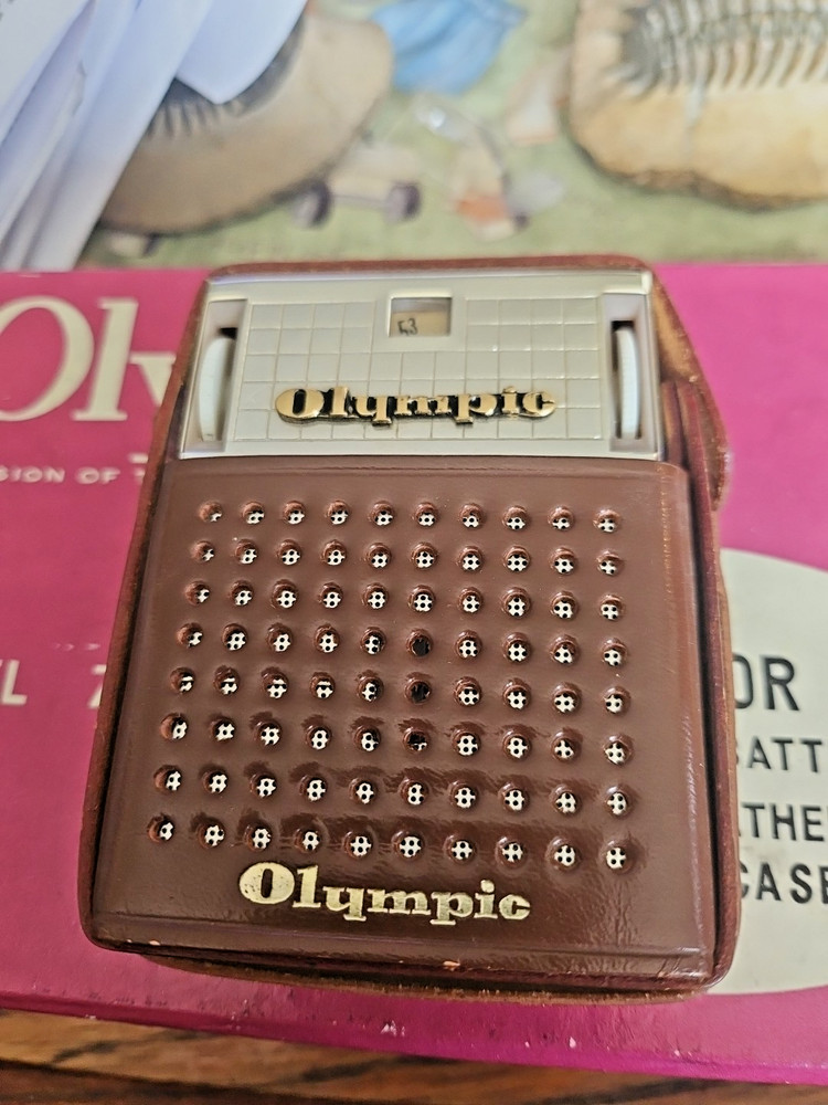 Olympic Model 780 Transistor Radio and Display Case