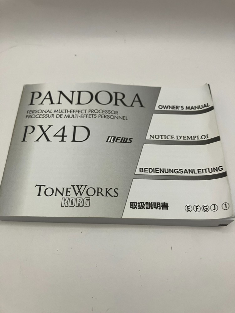 KORG ToneWorks Pandora PX4D Guitar Bass Multi Effects Processor Tested Working