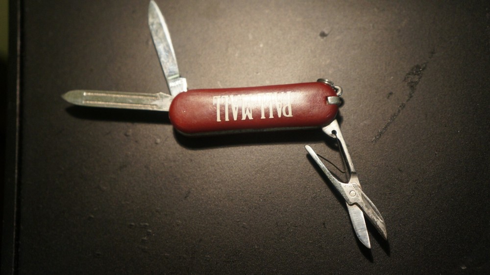 Pall Mall Cigarettes Advertising Multi Function Pocket Knife