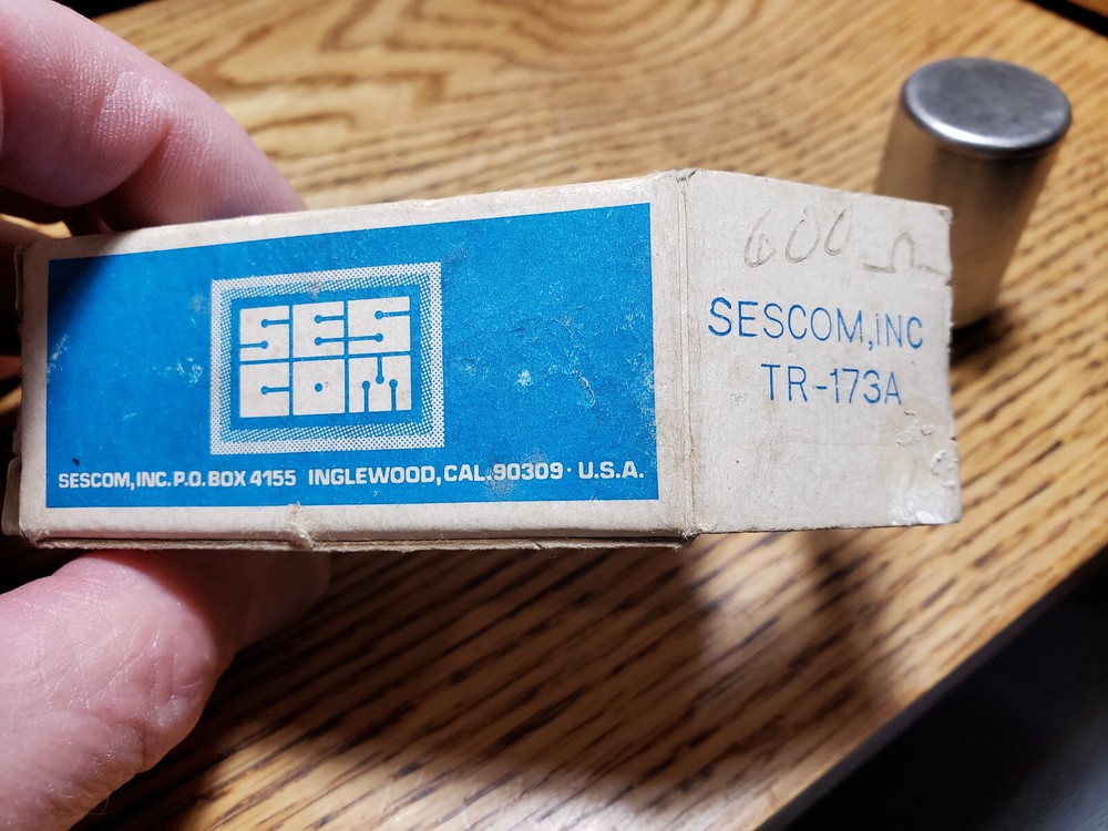 Sescom TR-173A Plug In Audio Input Transformer for 9-pin Miniature socket VTG