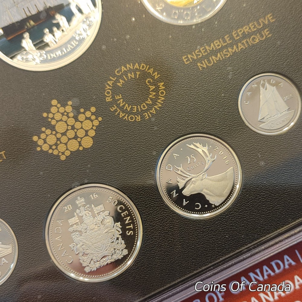 2016 Canada Special Edition Colored Silver Dollar Proof Set #coinsofcanada