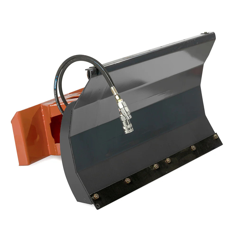 Titan Attachments 48" Hydraulic Dirt & Snow Pusher, Dozer Blade Mini Skid Steer