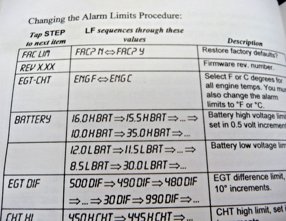 J.P. Instruments EDM-700 EDM-800 JPI Engine Data Management 1999 Pilot's Guide