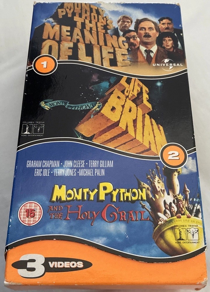 Monty Python VHS 3 Film Boxset
