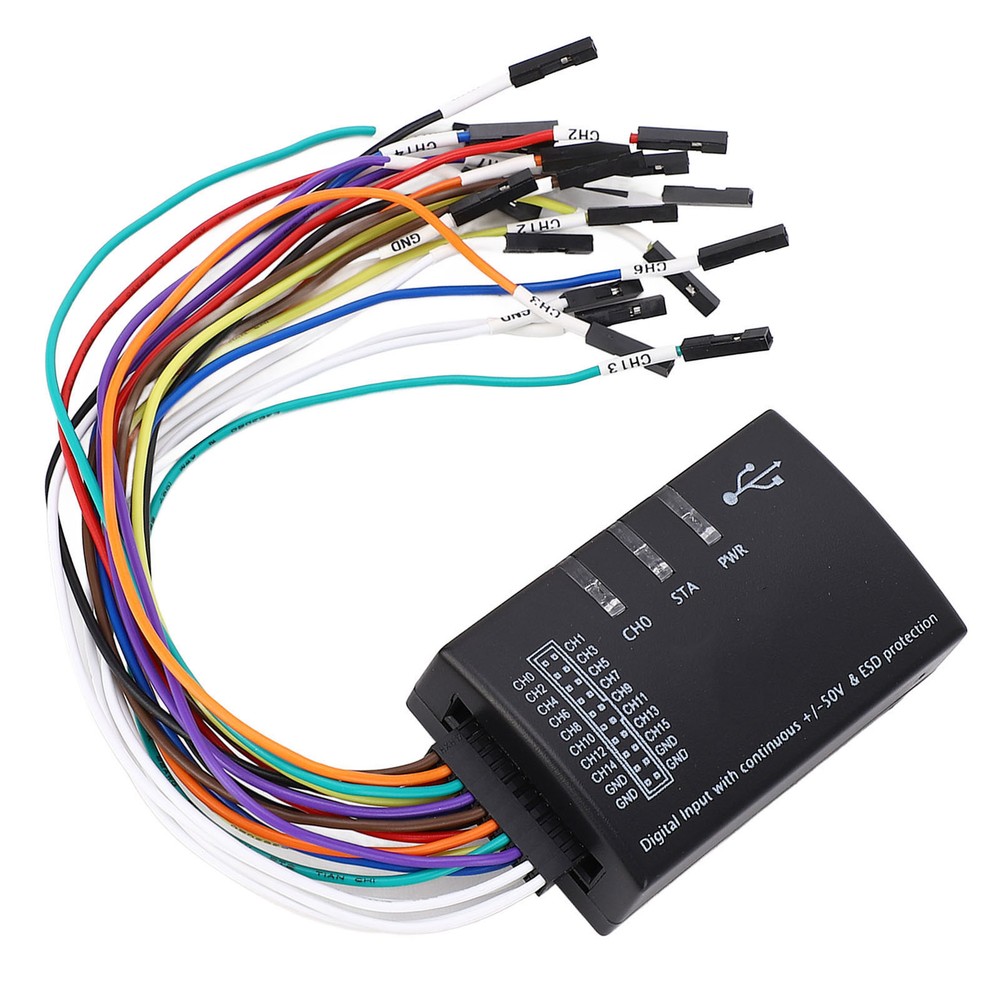 Logic Analyzer 100M Sampling Rate Compact USB Logic Analyzer Tool Supply Part