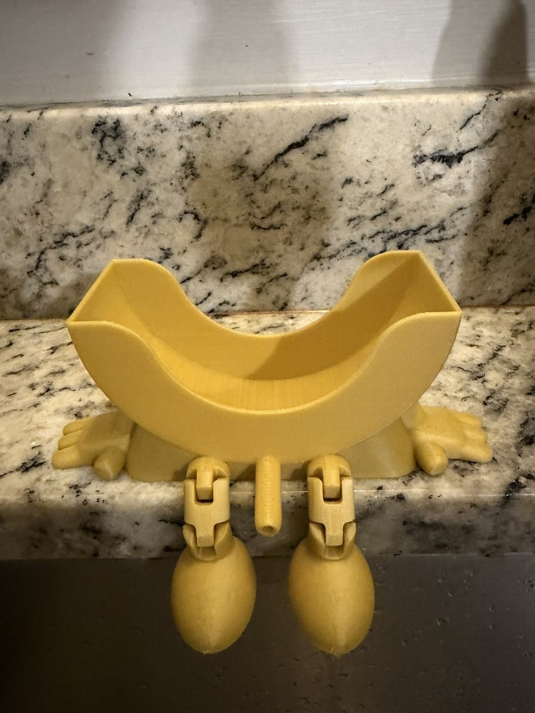 Articulating Scrub Daddy Holder | 3D-Printed Sink Accessory | Fun Kitchen Decor