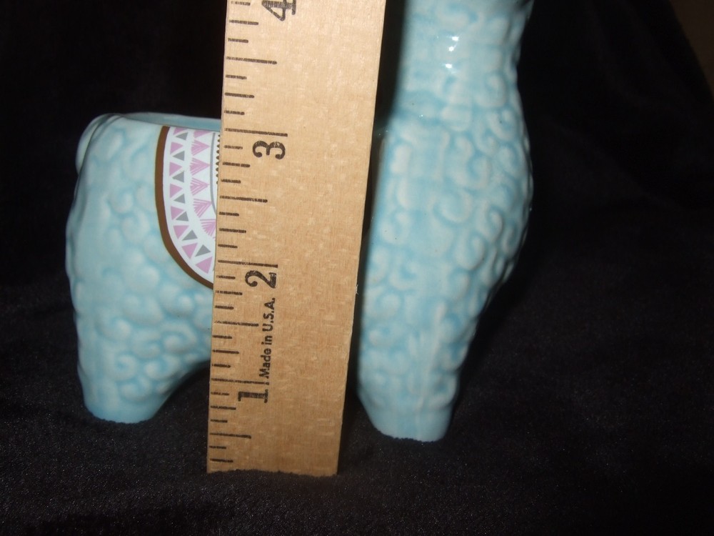 Blue Multicolor Llama / Alpaca Succulent planter