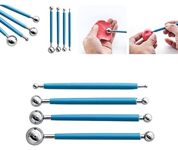 61 Pcs/Set Pottery Starting Kit Ceramic Carving Tools DIY Clay Sculpting
