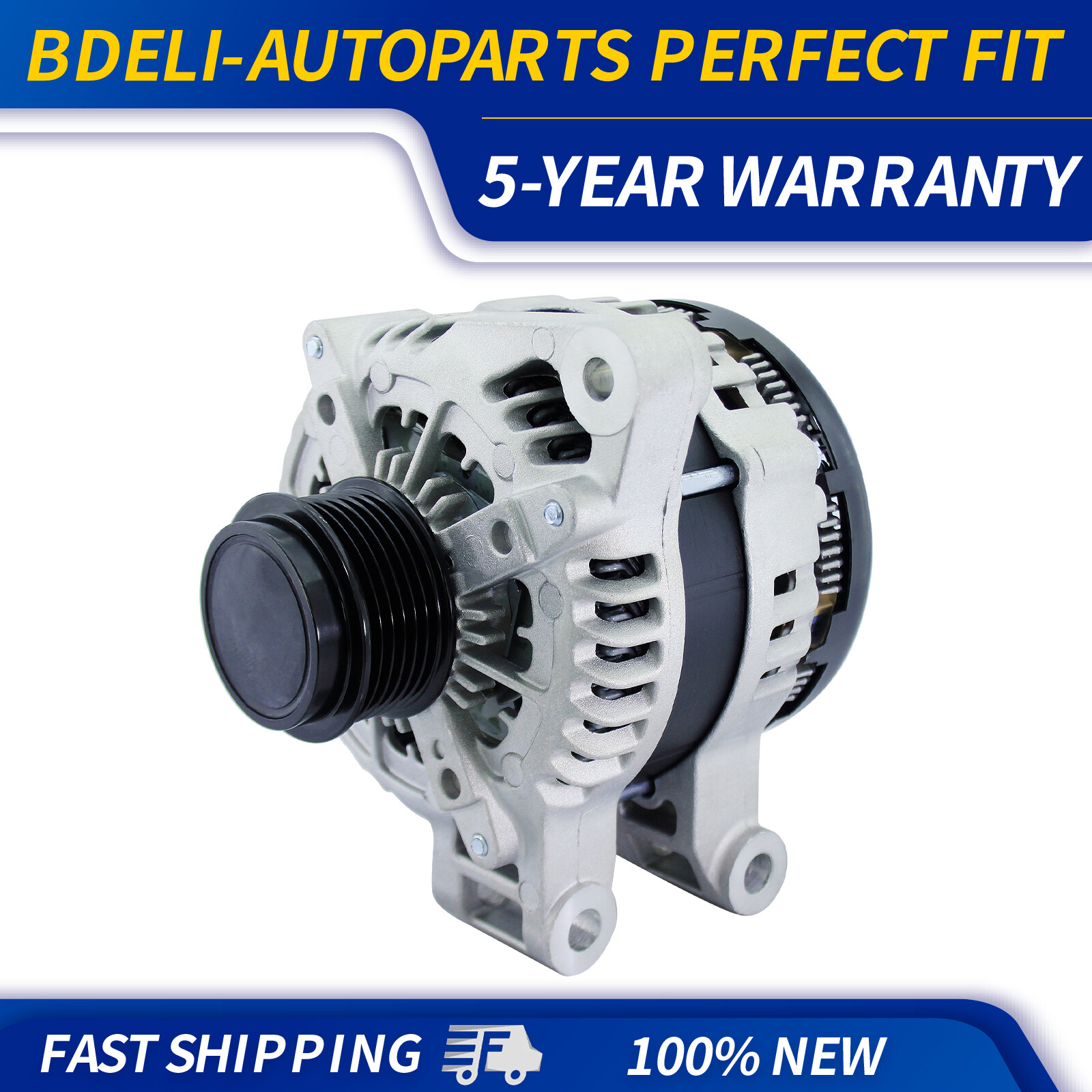 New Alternator For Buick Enclave 08-17 Chevy Traverse 09-17 GMC Acadia 07-16