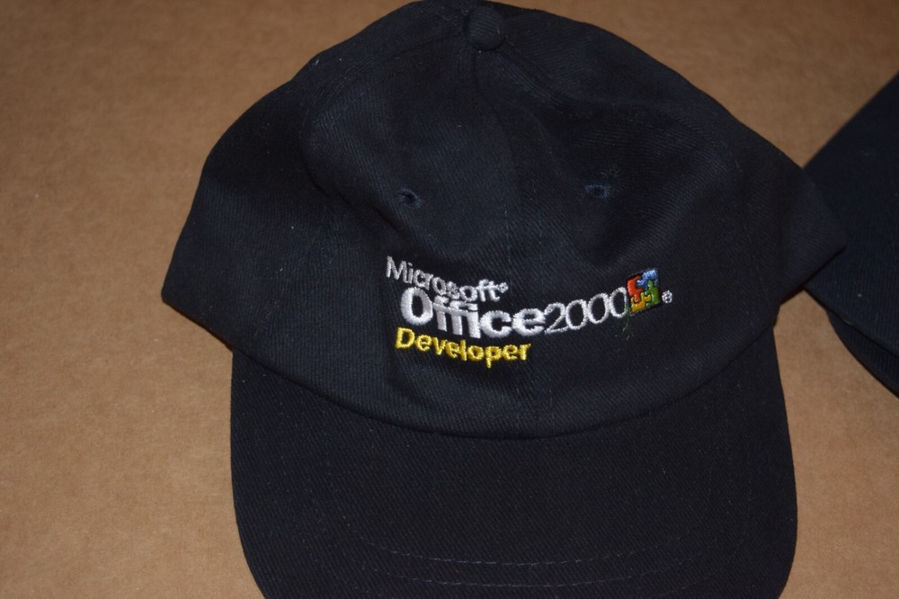 Vintage Microsoft Office2000 Developer Hat