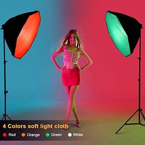 Softbox Continuous Lighting Kit for Camera Photo Video Softbox 2 pack
