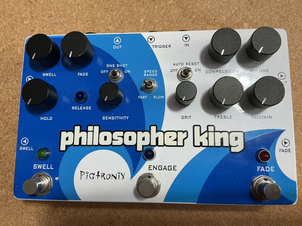 Pigtronix Philosopher King Envelope Generator Compressor Guitar Effect Pedal