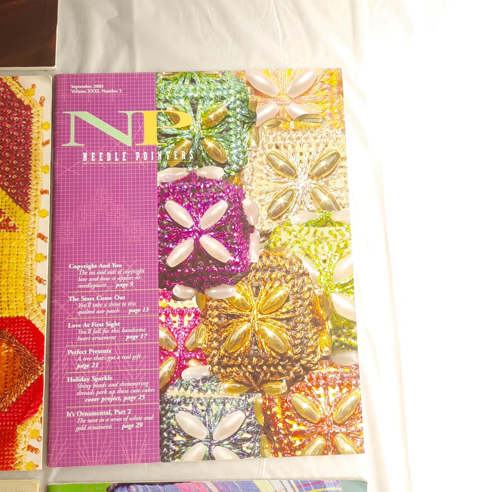 Needle Pointers Magazine Lot 2003 Partial Year 5 Issues