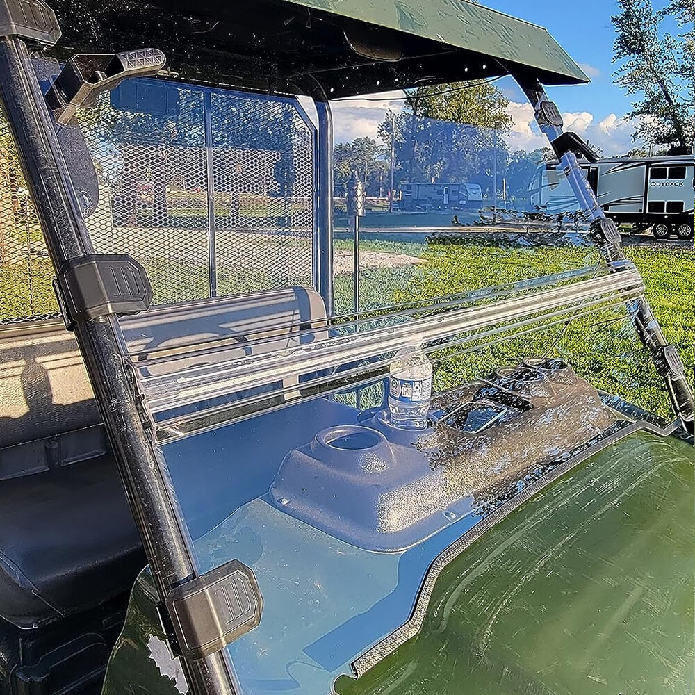 Front Folding Windshield For Kawasaki Mule 3000 2005-2013/ Mule 3010 2003-2009