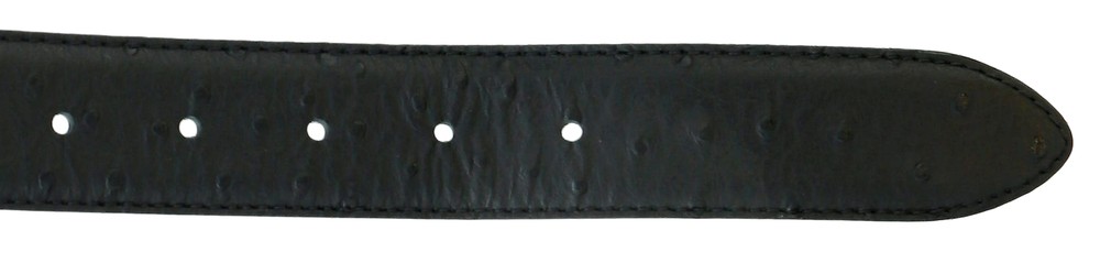 Pierre Cardin Black Embossed Classic D-Ring Adjustable Buckle Belt Adjustable