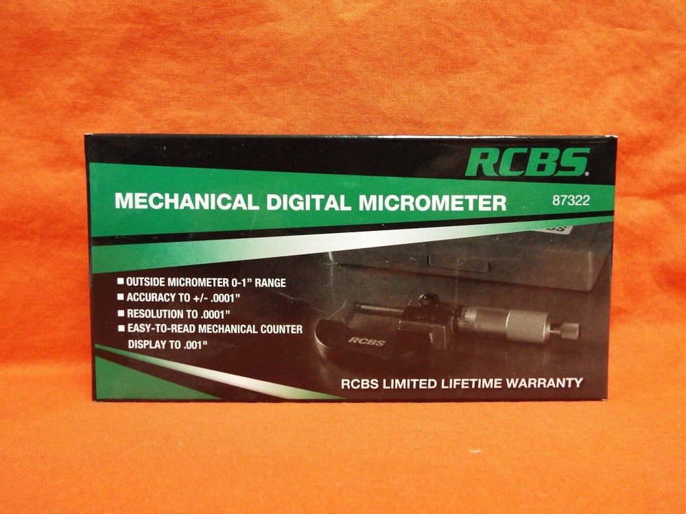 RCBS Mechanical Digital Micrometer #87322