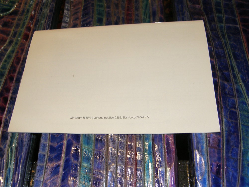 Windham Hill Records Catalog Spring 1988 12 pages