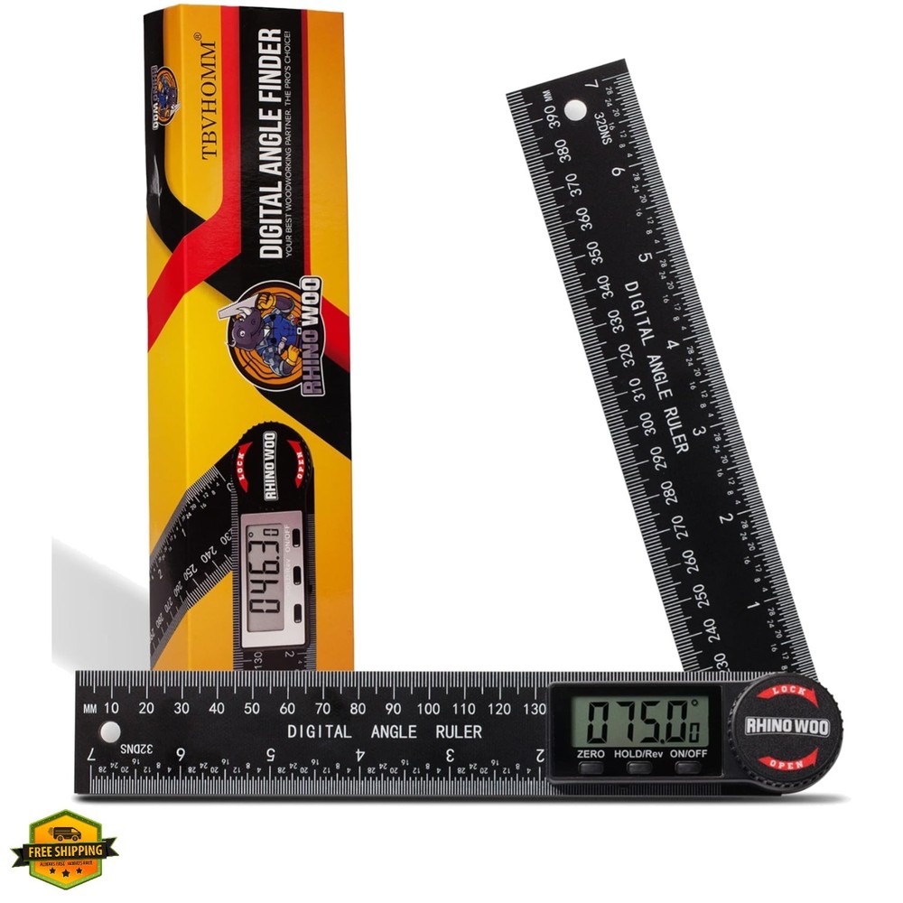 Digital Angle Finder Protractor, Angle Measuring Tool for Woodworking/Carpent...