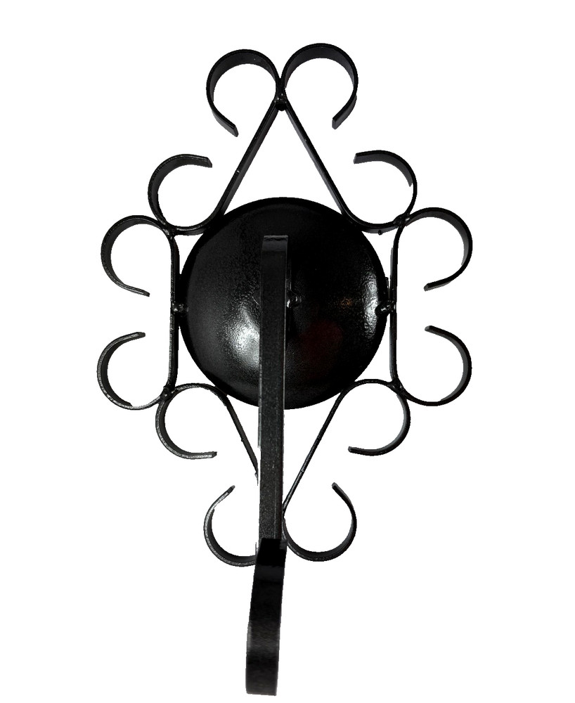 Vintage Metal Scroll Plant Hook 9"