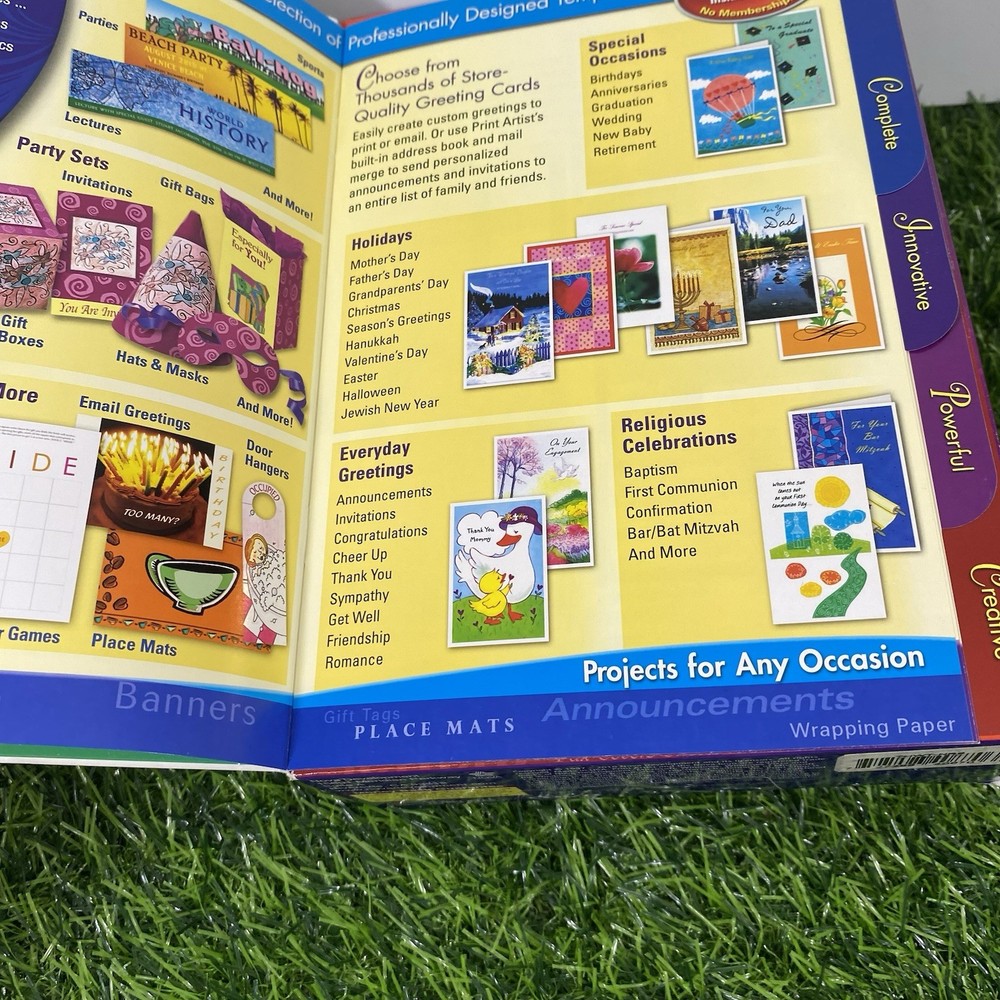 Nova Print Artist Platinum Version 23 Graphic Software Windows 7 Vista, XP