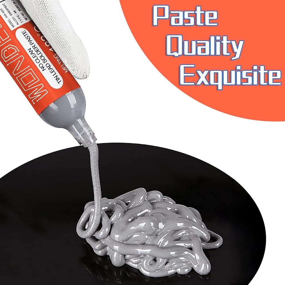 High-Performance No Clean Solder Paste T4 20g - 138℃ Melting for Electronics